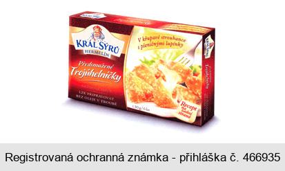 KRÁL SÝRŮ HERMELÍN Předsmažené Trojúhelníčky