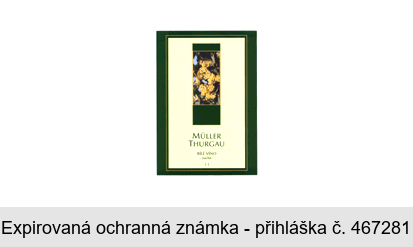MÜLLER THURGAU BÍLÉ VÍNO SUCHÉ
