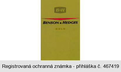 B & H BENSON & HEDGES GOLD