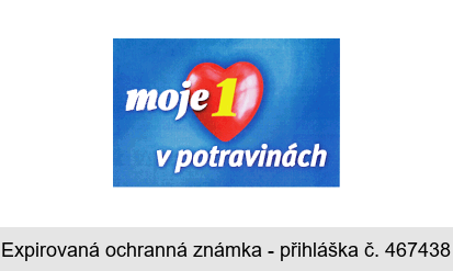 moje 1 v potravinách