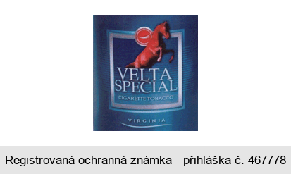 VELTA SPECIAL CIGARETTE TOBACCO VIRGINIA