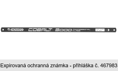 n NOVATO COBALT 3000 PROFESSIONAL CLASS STEEL FLEXIBLE HIGH SPEED