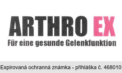 ARTHRO EX Für eine gesunde Gelenkfunktion