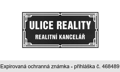 ULICE REALITY REALITNÍ KANCELÁŘ