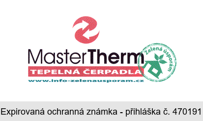 MasterTherm TEPELNÁ ČERPADLA www.info-zelenausporam.cz Zelená úsporám