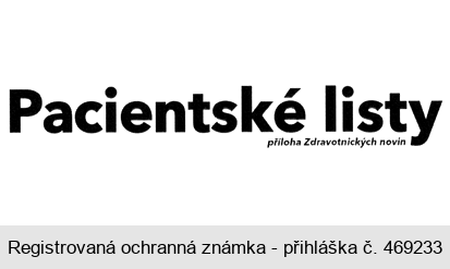 Pacientské listy příloha Zdravotnických novin
