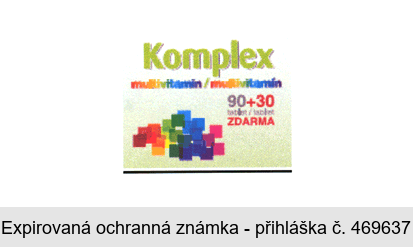 Komplex multivitamin / multivitamín 90+30