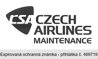 ČSA CZECH AIRLINES MAINTENANCE