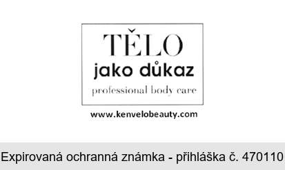 TĚLO jako důkaz professional body care www.kenvelobeauty.com