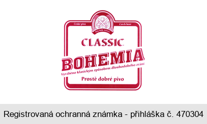 České pivo Dej bůh štěstí  Czech beer CLASSIC BOHEMIA Vyráběno klasickým způsobem dlouhodobého zrání Prostě dobré pivo