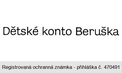 Dětské konto Beruška