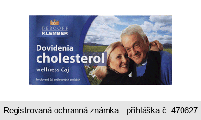 BERCOFF KLEMBER Dovidenia cholesterol wellness čaj