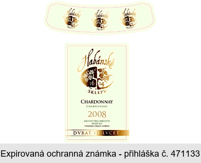 Habánské SKLEPY 1614 CHARDONNAY