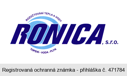 RONICA, s.r.o. ROZÚČTOVÁNÍ TEPLA A VODY TOPENÍ - VODA - PLYN