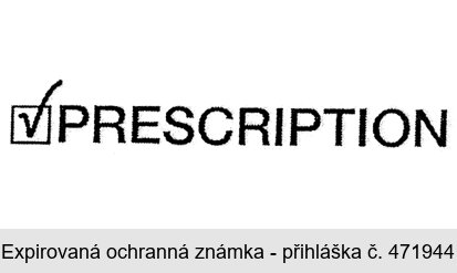 PRESCRIPTION