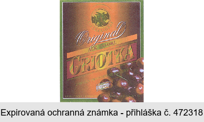 LIKÉRKA DRAK Originál GRIOTKA