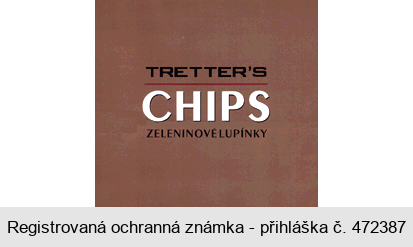 TRETTER´ S CHIPS ZELENINOVÉ LUPÍNKY