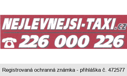 NEJLEVNEJSI-TAXI.CZ 226 000 226