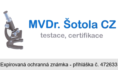 MVDr. Šotola CZ testace, certifikace