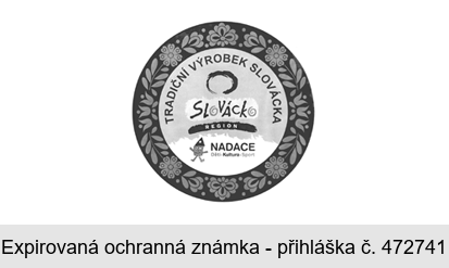 TRADIČNÍ VÝROBEK SLOVÁCKA SLOVÁCKO REGION NADACE Děti-Kultura-Sport