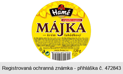 Hamé originální receptura MÁJKA - krém lahůdkový