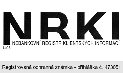 NRKI NEBANKOVNÍ REGISTR KLIENTSKÝCH INFORMACÍ LLCB