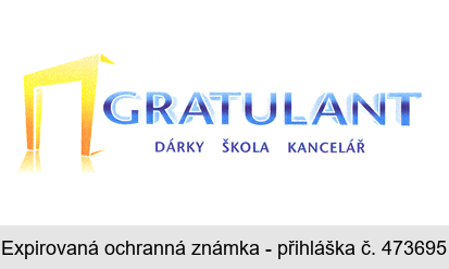 GRATULANT DÁRKY ŠKOLA KANCELÁŘ