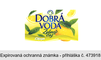 DOBRÁ VODA Zelený čaj Citron