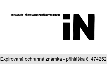 IN MAGAZÍN - PŘÍLOHA HOSPODÁŘSKÝCH NOVIN iN