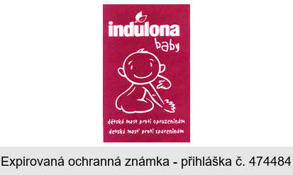 indulona baby dětská mast proti opruzeninám detská masť proti spareninám