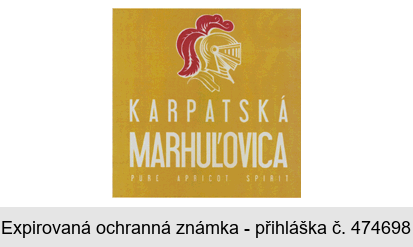 KARPATSKÁ MARHUĹOVICA PURE APRICOT SPIRIT