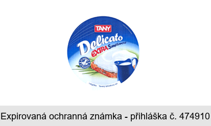 TANY Delicato EXTRA Smetanové Tavený lahůdkový sýr to nejlepší ze Šumavy