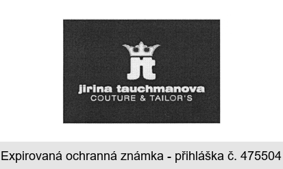 jt jirina tauchmanova COUTURE & TAILOR'S