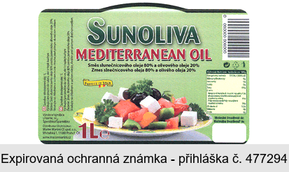 SUNOLIVA MEDITERRANEAN OIL