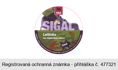 SIGA SIGAL Leštidlo na vojenskou obuv