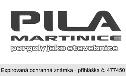 PILA MARTINICE pergoly jako stavebnice