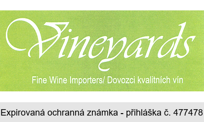 Vineyards Fine Wine Importers/ Dovozci kvalitních vín
