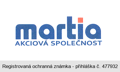 martia AKCIOVÁ SPOLEČNOST