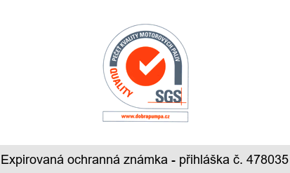 QUALITY PEČEŤ KVALITY MOTOROVÝCH PALIV SGS www.dobrapumpa.cz