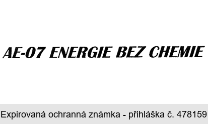 AE-07 ENERGIE BEZ CHEMIE