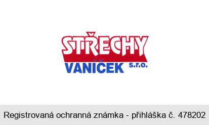 STŘECHY VANÍČEK s.r.o.
