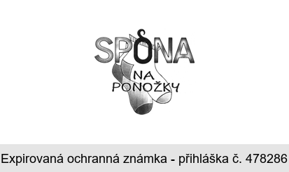 SPONA NA PONOŽKY