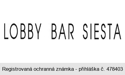 LOBBY BAR SIESTA