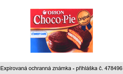 ORION Choco Pie Original SINCE 1974 SWEET CARE