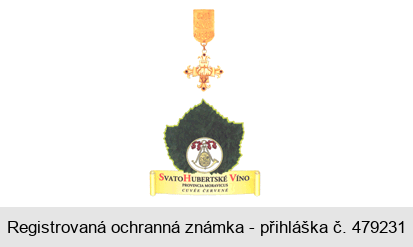 ORDO SANCTI HUBERTI 1695 SVATOHUBERTSKÉ VÍNO PROVINCIA MORAVICUS CUVÉE ČERVENÉ