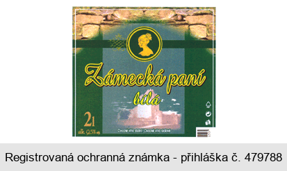 Zámecká paní bílá