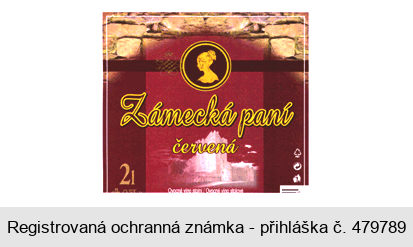 Zámecká paní červená