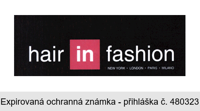 hair in fashion NEW YORK LONDON PARIS MILANO