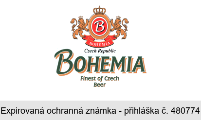 B BOHEMIA Czech Republic Bohemia Finest of Czech Beer