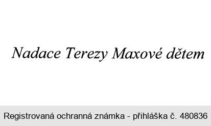 Nadace Terezy Maxové dětem